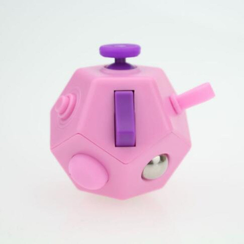 12-Sided Stress Relief Toy Cube