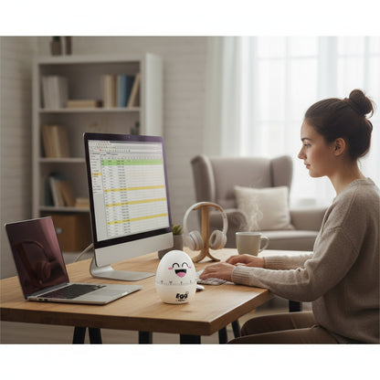 Cute Mechanical Wind-Up Alarm Clock Timer