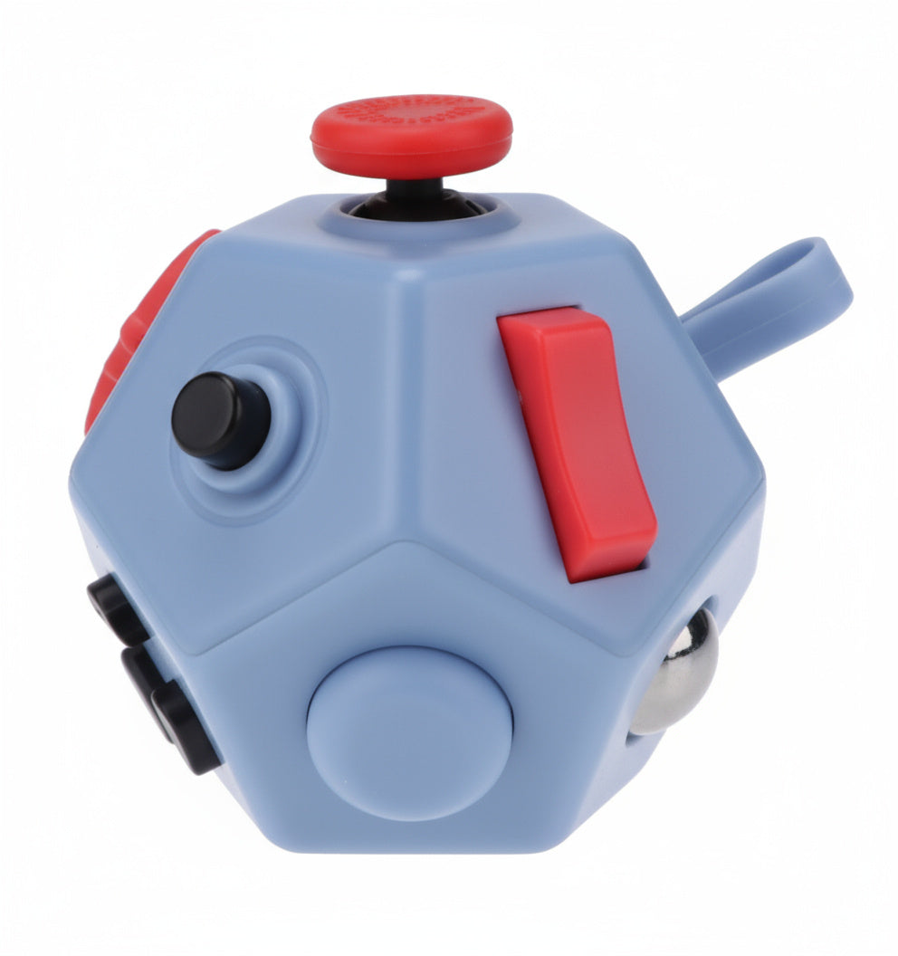 12-Sided Stress Relief Toy Cube