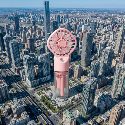 BreezeMist - Mini Portable Spray Cooling Fan