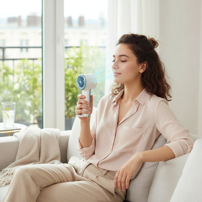 Portable Semiconductor Ice Cooling Fan