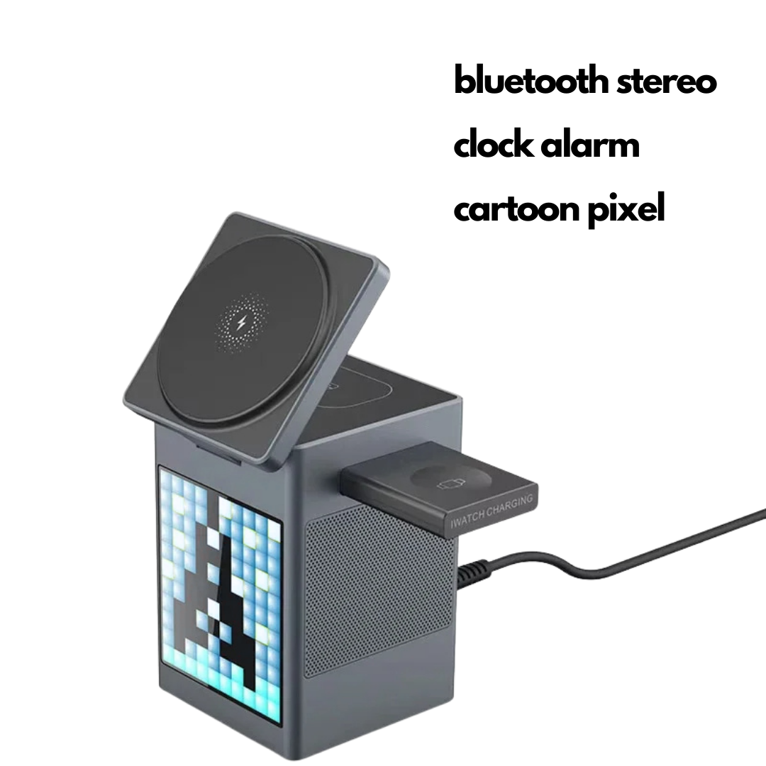 6 in 1 Magnetic Wireless Charger & Speaker
