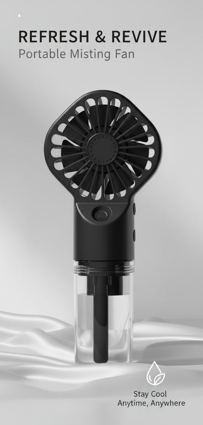 BreezeMist - Mini Portable Spray Cooling Fan