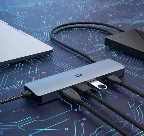 Tymyp USB C Hub 6 in 1 USB C to USB Adapter