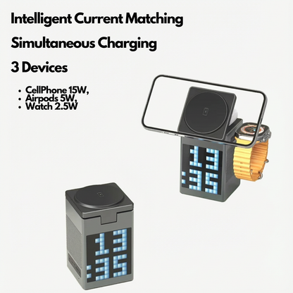 6 in 1 Magnetic Wireless Charger & Speaker