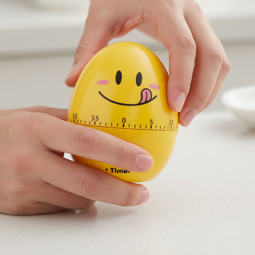 Cute Mechanical Wind-Up Alarm Clock Timer
