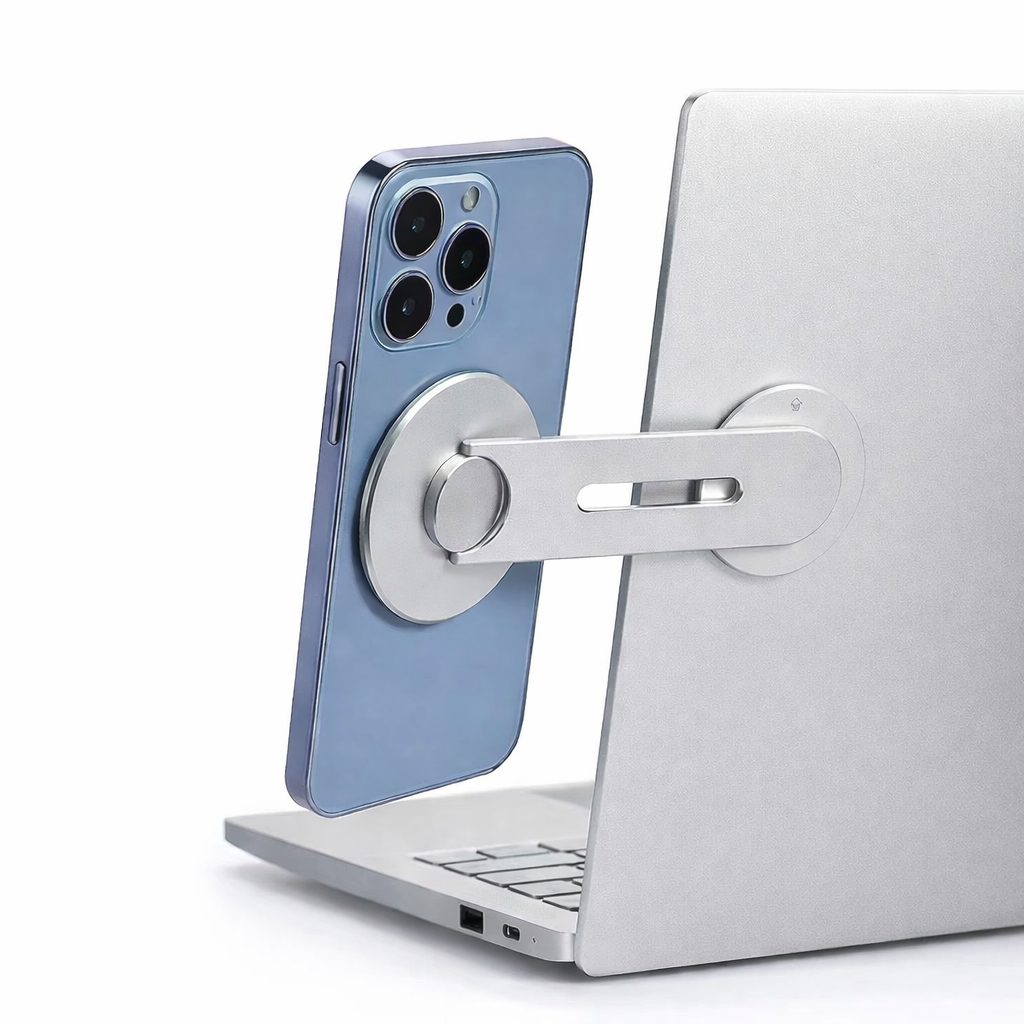 Magnetic Laptop Phone Holder