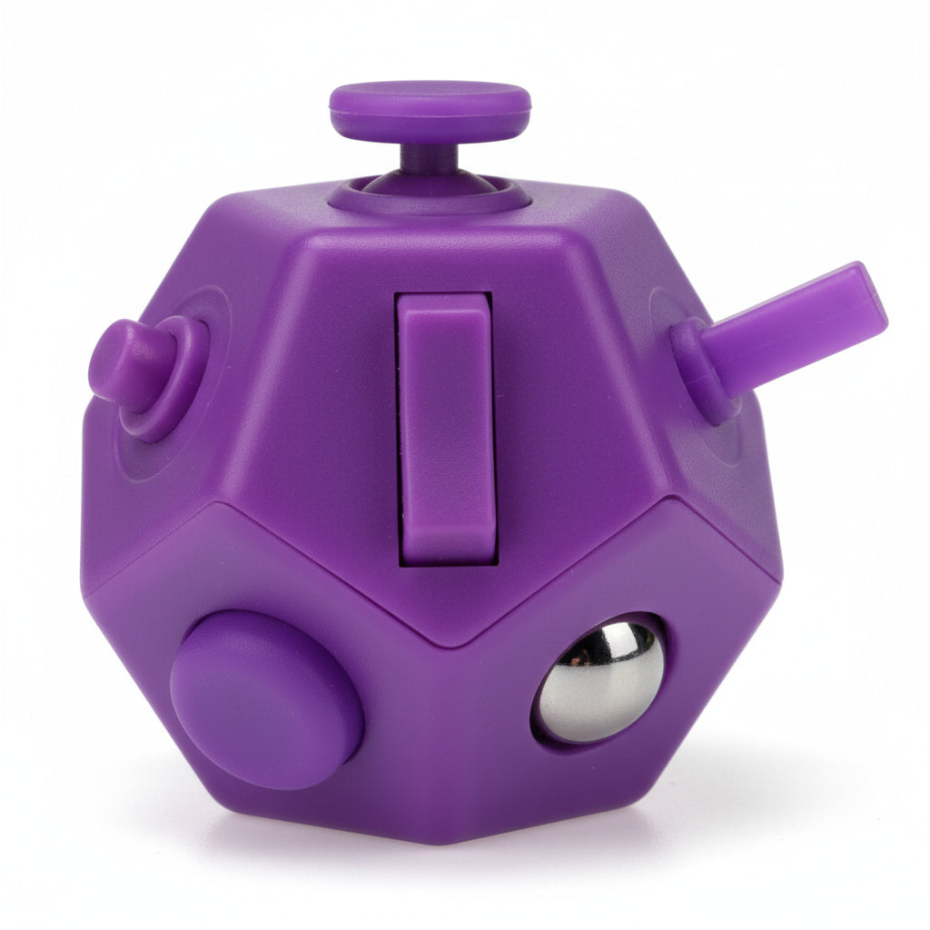 12-Sided Stress Relief Toy Cube