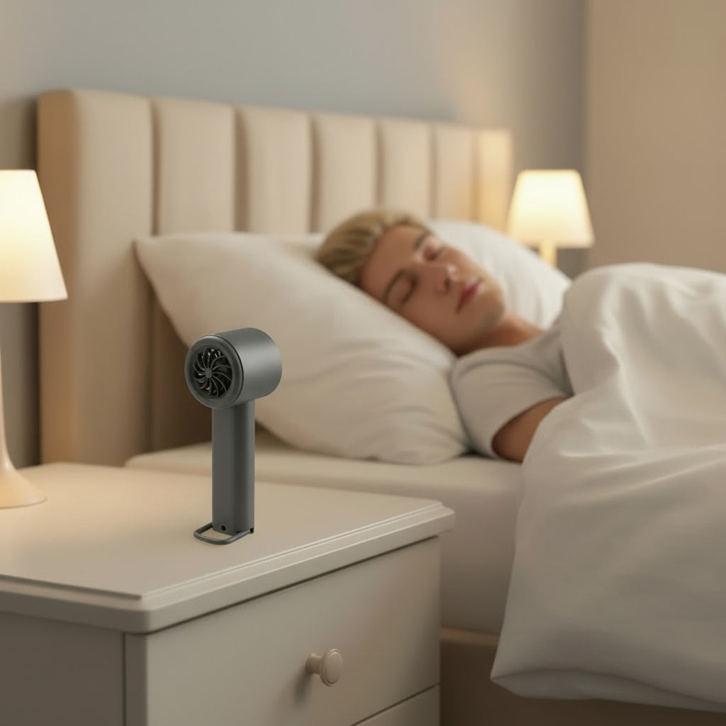 Portable Semiconductor Ice Cooling Fan