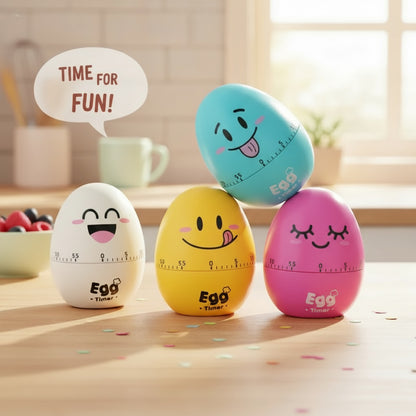 Cute Mechanical Wind-Up Alarm Clock Timer