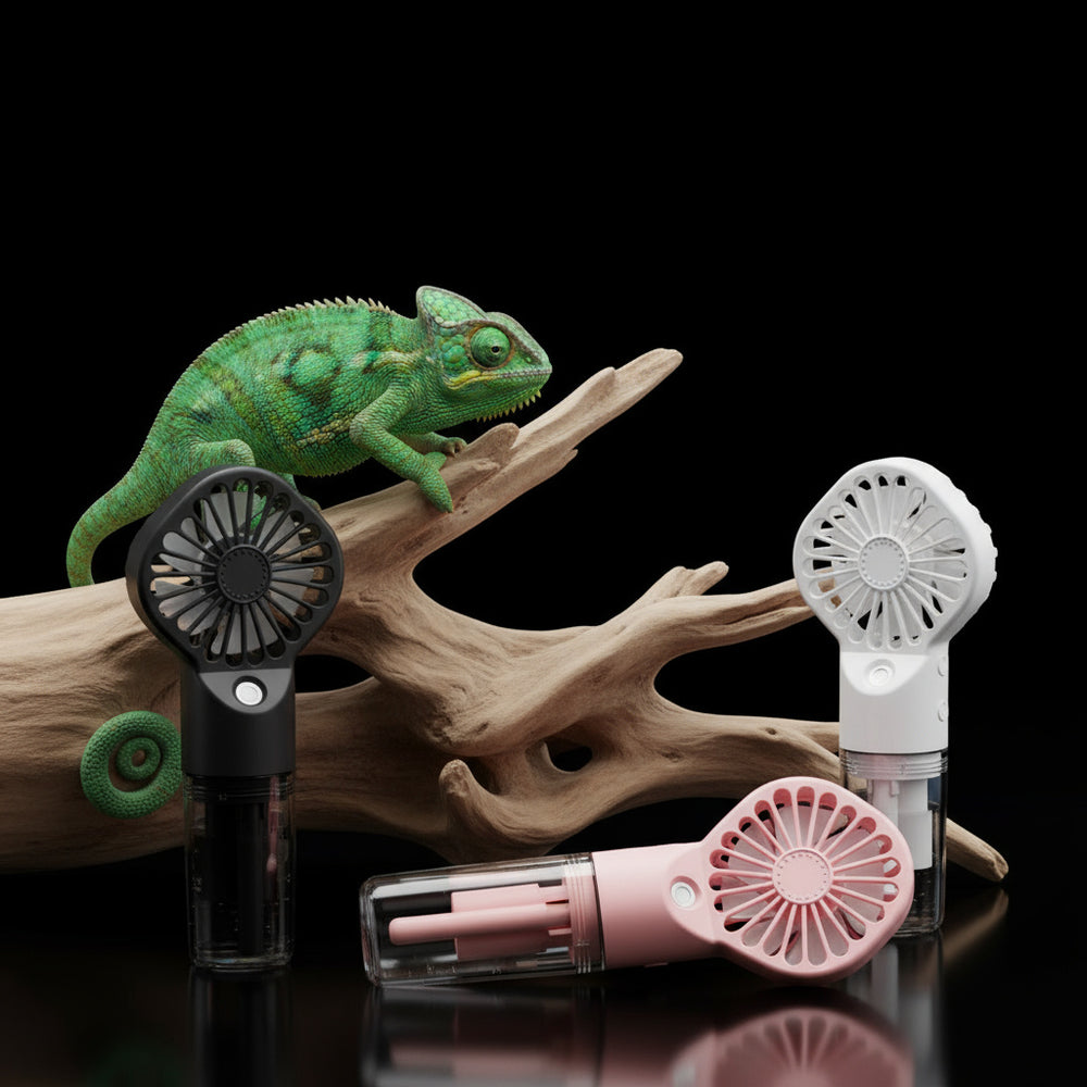 BreezeMist - Mini Portable Spray Cooling Fan