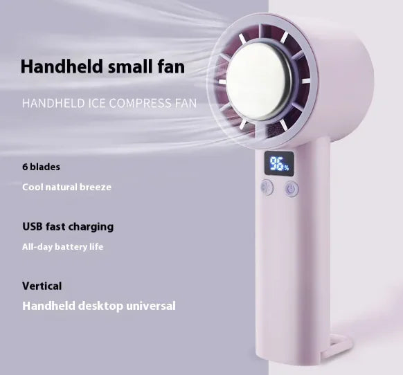 Portable Semiconductor Ice Cooling Fan