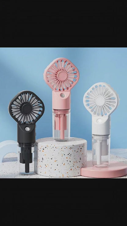 BreezeMist - Mini Portable Spray Cooling Fan